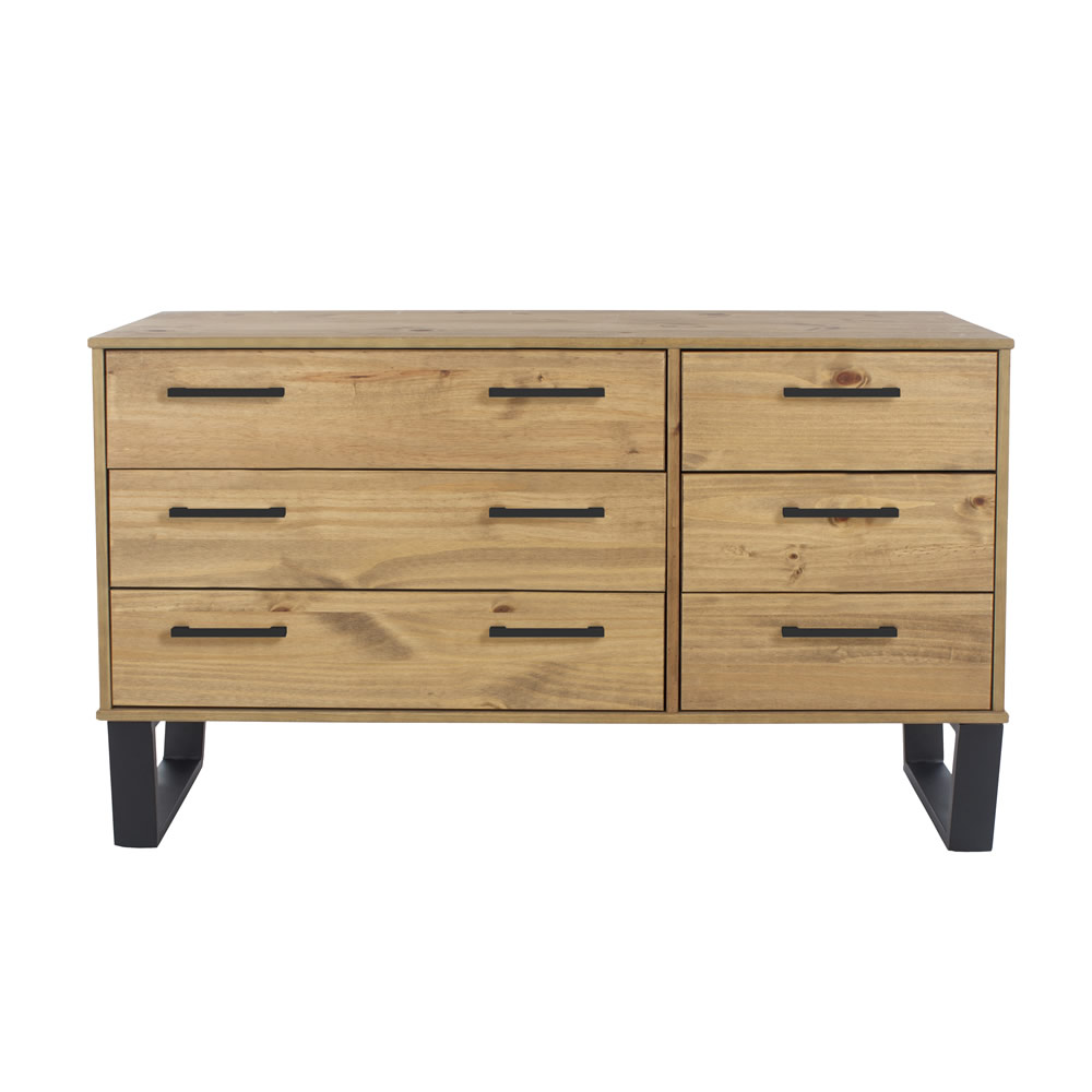 Texas Antique 6 Drawer Wide Chest Of Drawers » £191.50 » FREE UK ...